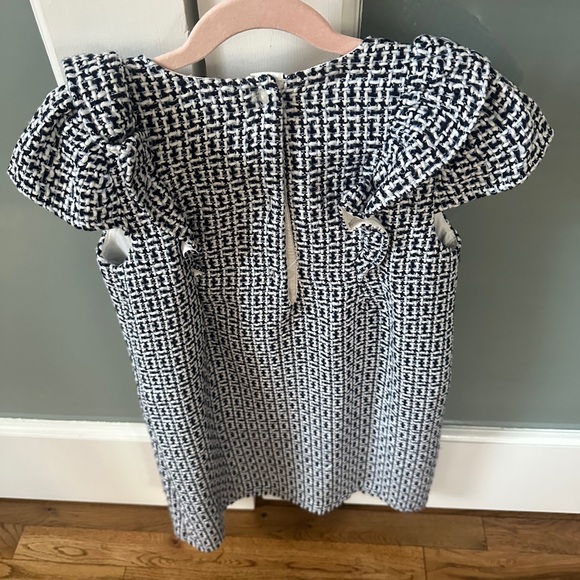 Janie and Jack Black and White Tweed Dress - Picture 5 of 5